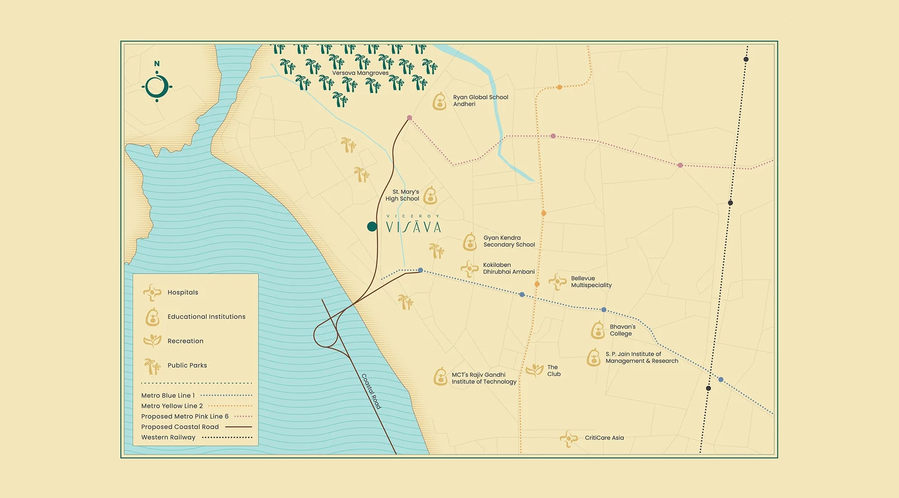 Versova location map 1